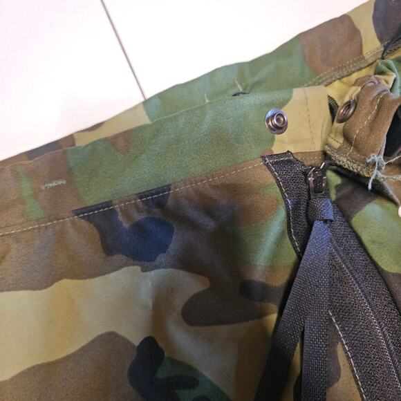 Vintage US Military Issued Woodland Camo Cold Weather Jacket Pants Set M 3671 - Picture 13 of 14